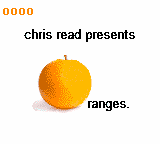 Oranges (Homebrew) — Title screen